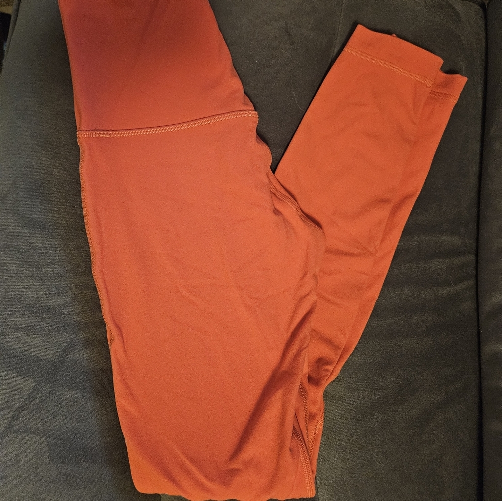 Lululemon Athletica Coral Double Layered Leggings